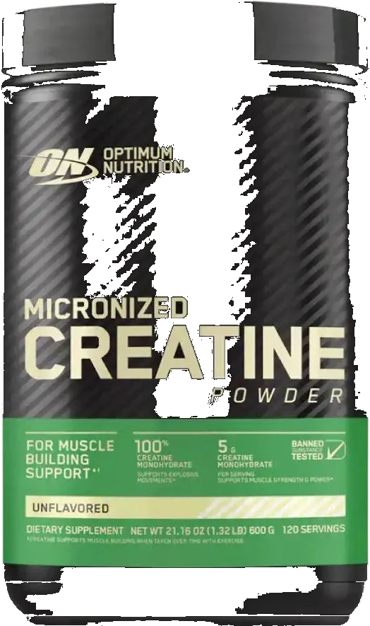 Optimum Nutrition Micronized Creatine Powder 600g, 120 servicios